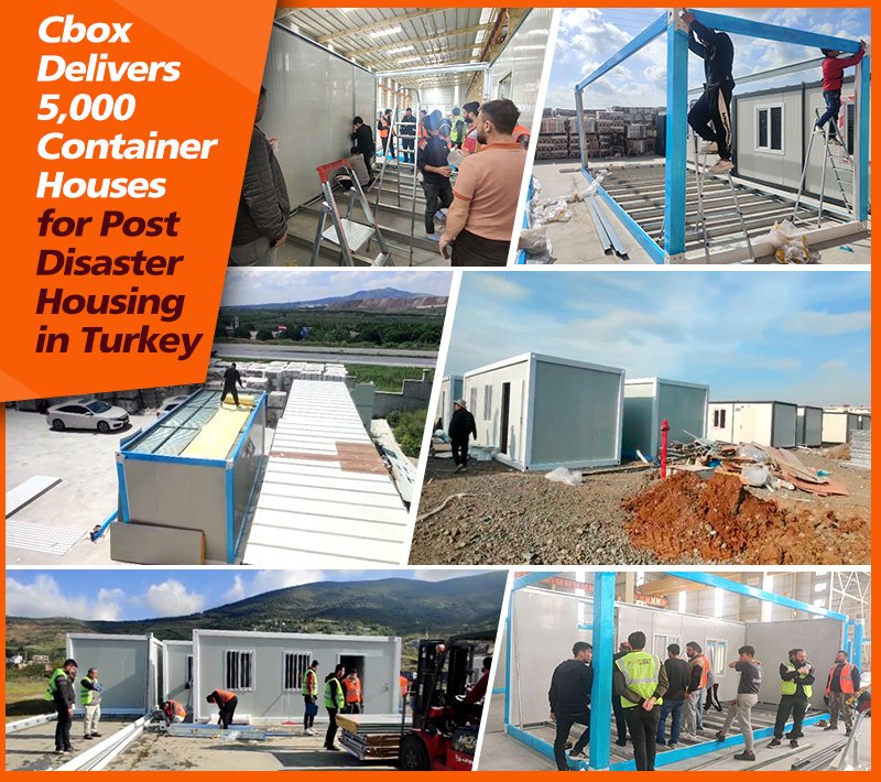Cbox、トルコに災害後の住宅としてコンテナハウス5,000戸を納入